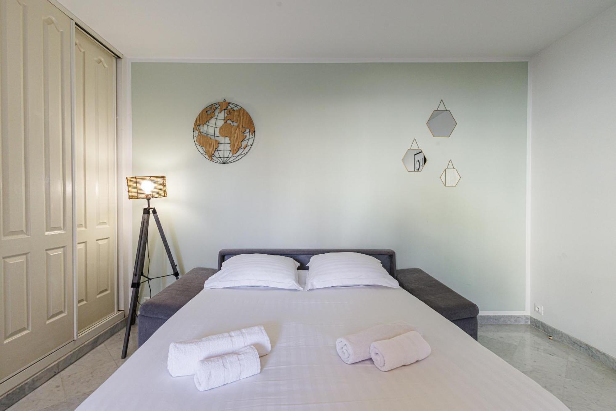 Le Victoria, Elegant T2 Au Bord Des Plages, Piscine, Sauna Menton Kültér fotó