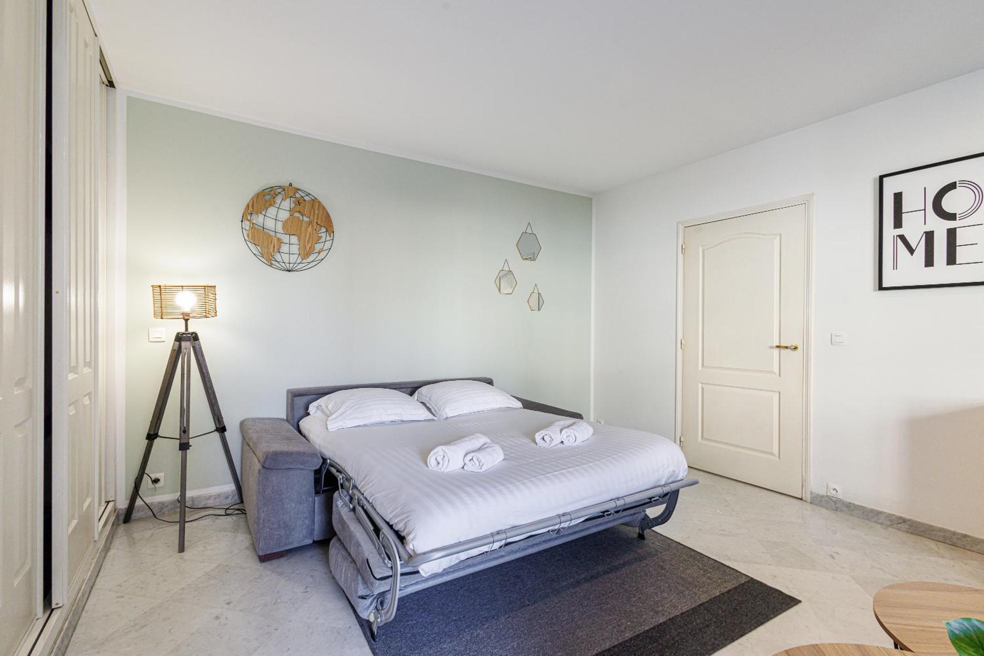 Le Victoria, Elegant T2 Au Bord Des Plages, Piscine, Sauna Menton Kültér fotó