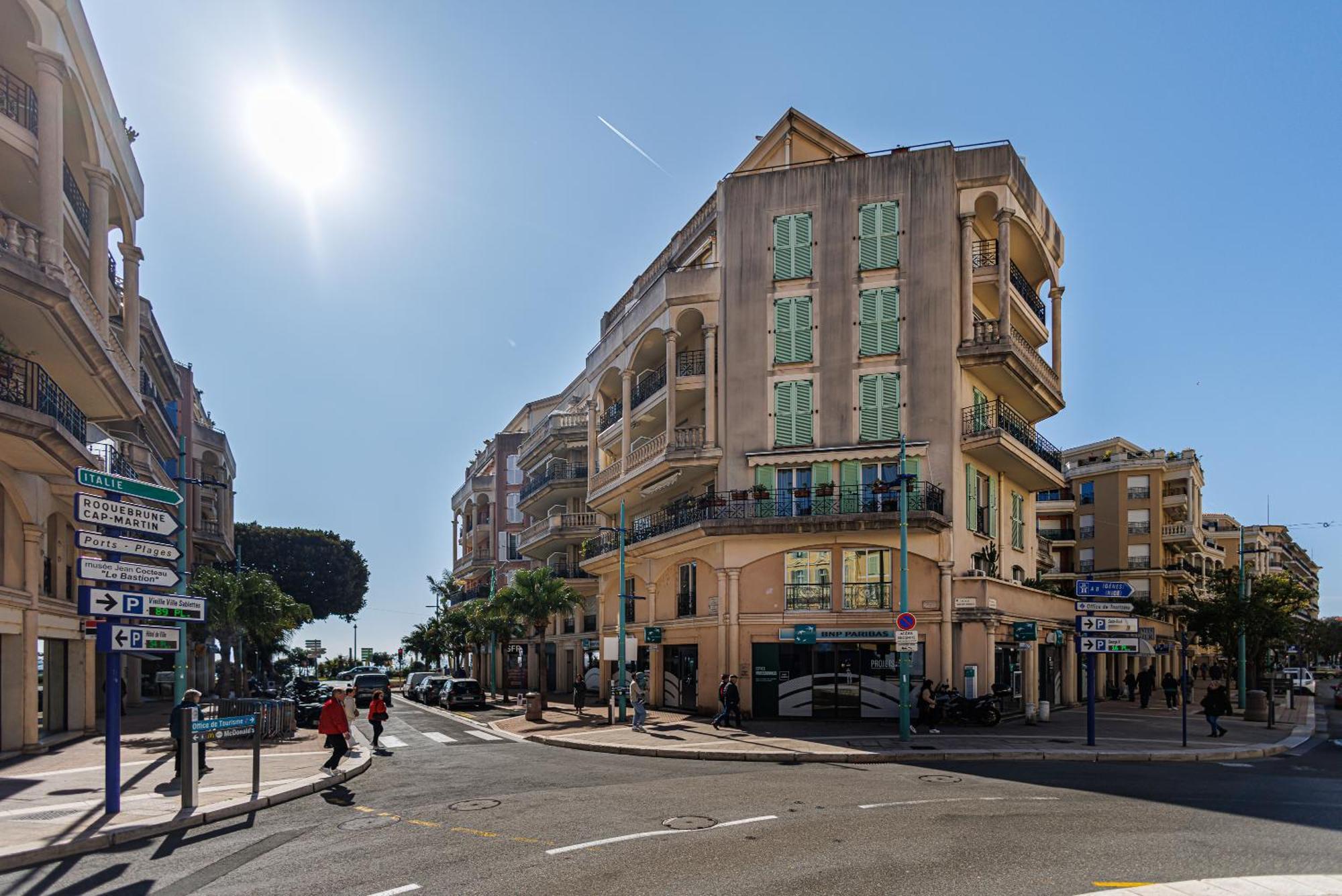 Le Victoria, Elegant T2 Au Bord Des Plages, Piscine, Sauna Menton Kültér fotó